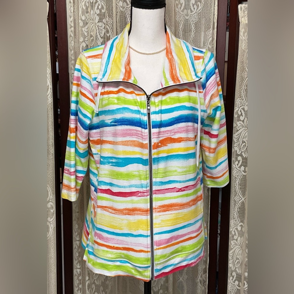 DRAPERS & DAMONS FULL ZIP JACKET - SZ. LARGE